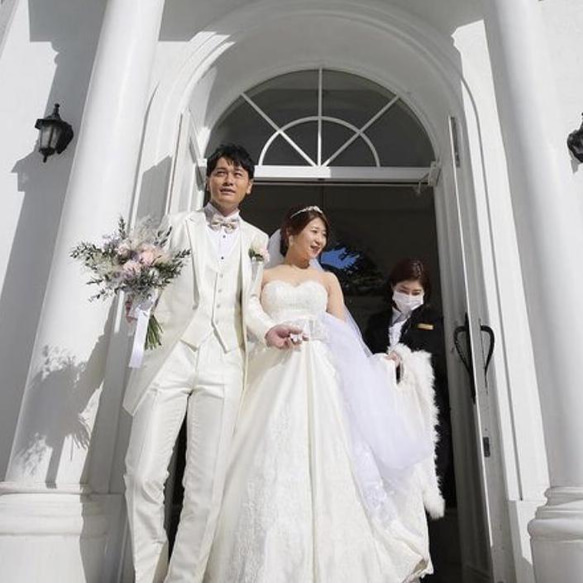 花嫁　結婚式　パール　ハートラ　挙式　ウエディング　クラシカル　ティアラ  T36 5枚目の画像