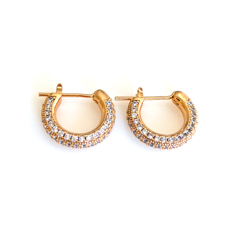 凛 RIN ピアス レディース 18金 18Kコーティング 可愛い