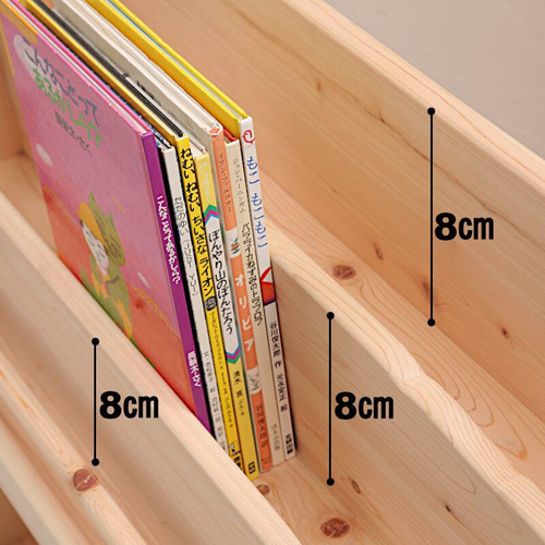 最新作 LX-Tグランデ 絵本棚 大容量 収納 完成品 子ども 本棚 収納