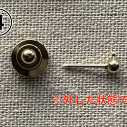 シェイプレット・カーディガンクリップなどに♥︎ウサギとメガネ　*ゴールド* 6枚目の画像