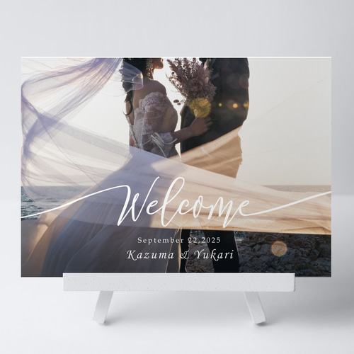 ウェディング ウェルカムボード パネル厚み7mm A4 A3 B3 A2 光沢