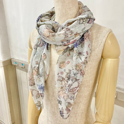 秋模様のスカーフ(ジョーゼット) スカーフ・バンダナ kana 通販