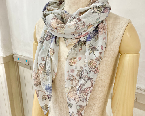 ドコモ　スカーフ・バンダナセット 2点セット レディース スカーフ バンダナ ワンポイント 小物使い