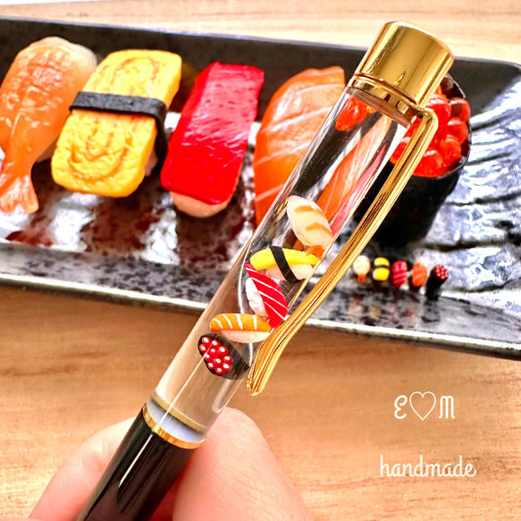 雑誌掲載】眺める幸せ♪ お寿司のボールペン ペン・筆記用具 E
