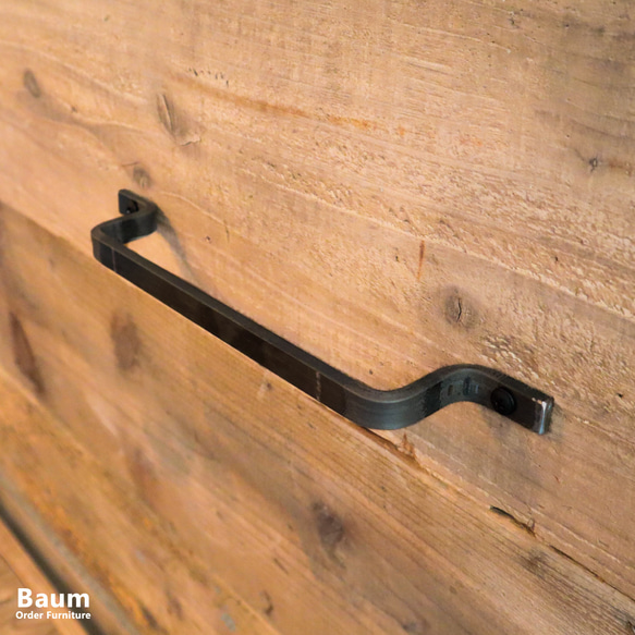 送料無料／[Iron Bar Hanger]アイアンバーハンガー ドア取手 傘