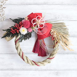 junpemi2点♡ぷくぷく鯉のぼり＆ラベンダーピンクのフラワーリース 小鳥が可愛らしいロマンチック 可愛い 幸運 プリザーブド