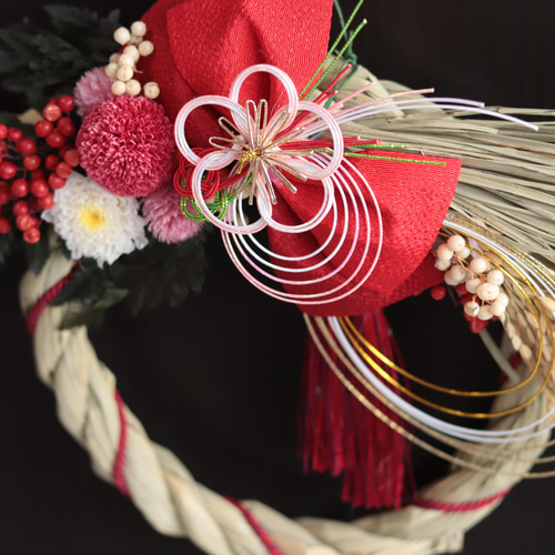 junpemi2点♡ぷくぷく鯉のぼり＆ラベンダーピンクのフラワーリース 小鳥が可愛らしいロマンチック 可愛い 幸運 プリザーブド