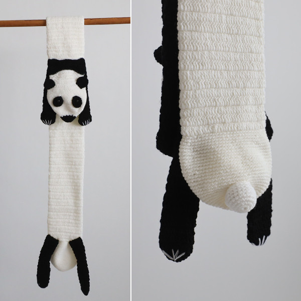 最終ＳＡＬＥ　パンダ　PANDA　熊猫　アニマル マフラー　ロング　E70A