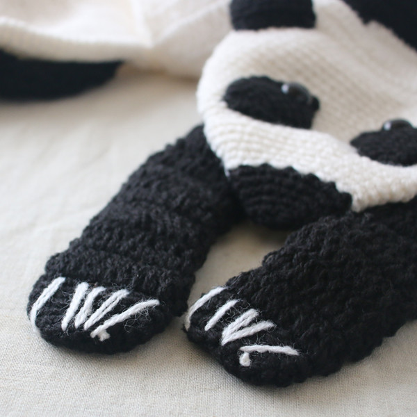 最終ＳＡＬＥ　パンダ　PANDA　熊猫　アニマル マフラー　ロング　E70A