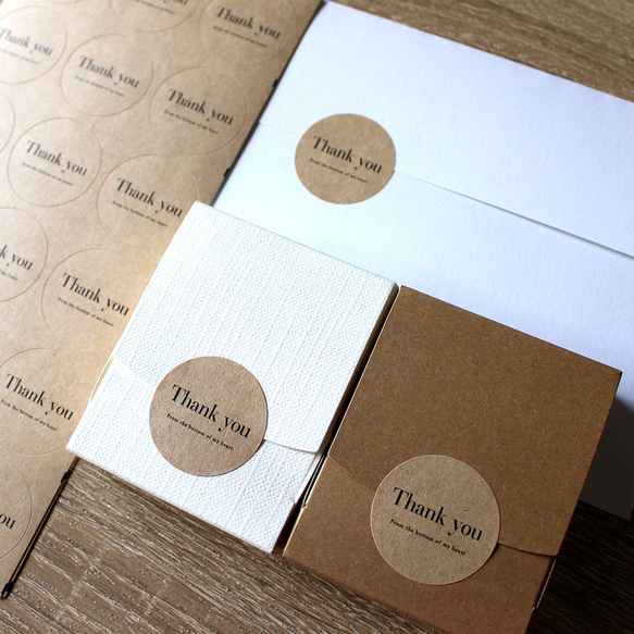 サンキューシール【51枚】※クラフト 6枚目の画像