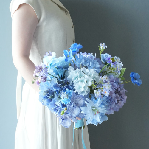 ♡ももページ♡紫陽花ウェディングブーケgreen&white♡ Hydrangea<BR><BR>加茂花菖蒲園オリジナル紫陽花<BR
