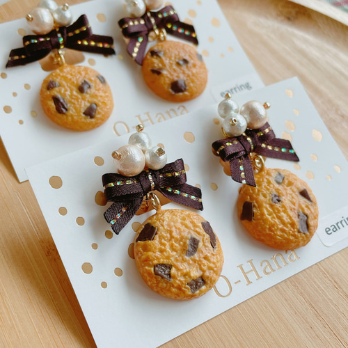 M's Casa。パイナップルクッキーピアス M's Casa。パイナップル