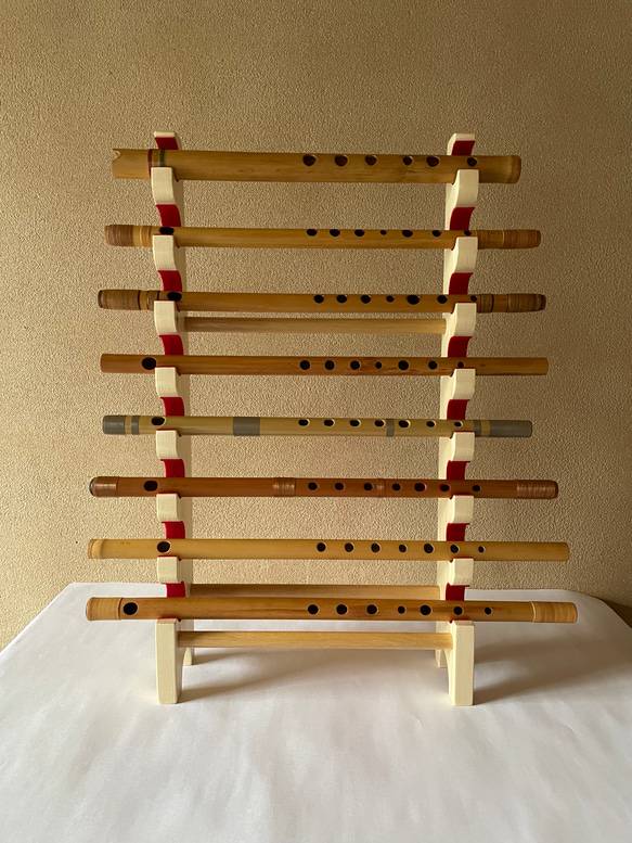 篠笛 スタンド 8本 クリア その他インテリア雑貨 koubou-m 通販