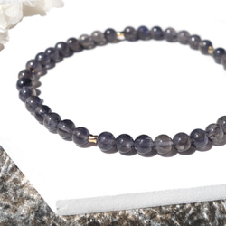 Labradorite／アゲハ蝶のきらめき ラブラドライト極小粒ブレスレット
