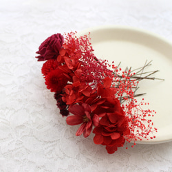 Sold Out ピオニーとプリザ紫陽花の髪飾り11点Set No92