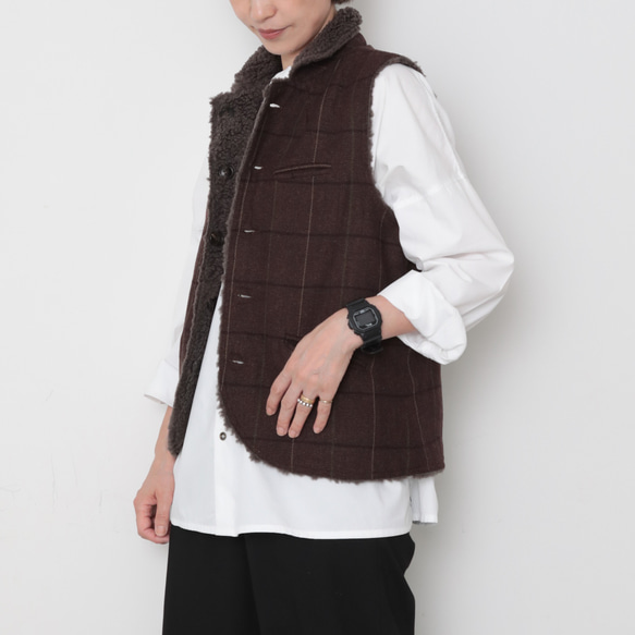 Oyajisan boa RV vest 1枚目の画像