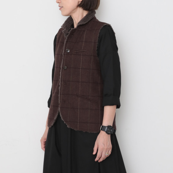 Oyajisan boa RV vest 2枚目の画像