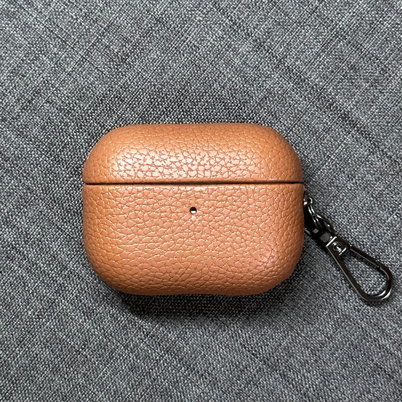 時尚 AirPods 4 Airpods Pro 保護殼，相容於無線充電，刻字，皮革，全保護殼 第9張的照片