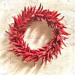 唐辛子リース Mサイズ インテリア お正月飾り リース ネコファーム