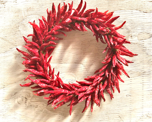 インテリア唐辛子リース 542c4bbffb2effe181975112f69459