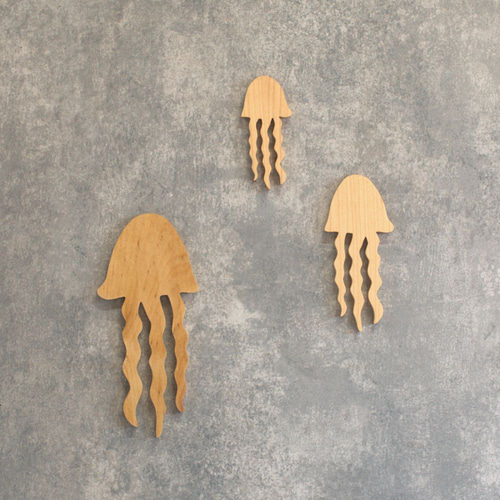 クラゲ オーナメント｜全6種類 夏 インテリア 海 サマー 西海岸