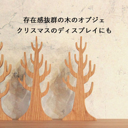 【送料無料】ウインター ツリー・Ｓサイズ クリスマス オブジェ 木製 飾り ディスプレイ 冬 枯れ木 置物 オブジェ 1枚目の画像