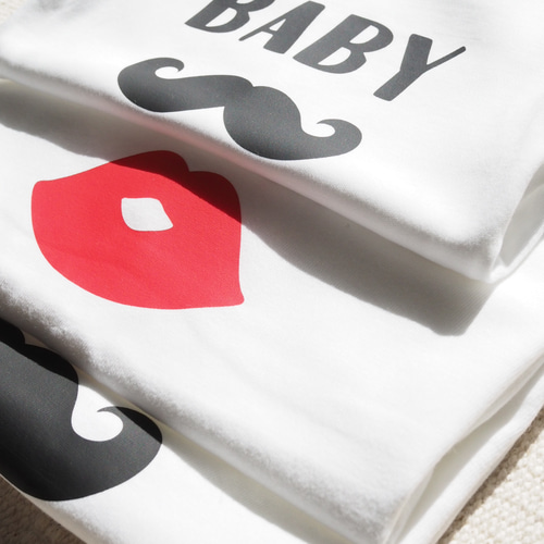 ひげ＆リップ「I'm a DADDY/MOMMY/BABY」パパ＆ママ&BABY3枚
