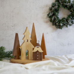 クリスマス オブジェ セット D｜サンタ クリスマス 飾り 置物 北欧