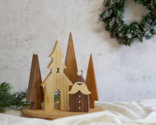 クリスマス オブジェ セット D｜サンタ クリスマス 飾り 置物 北欧