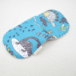 ふわもこハンカチ｜お絵描き恐竜-Doodle Dinosaur-｜S・10×20cm｜8重ガーゼハンカチ｜ギフト 7枚目の画像