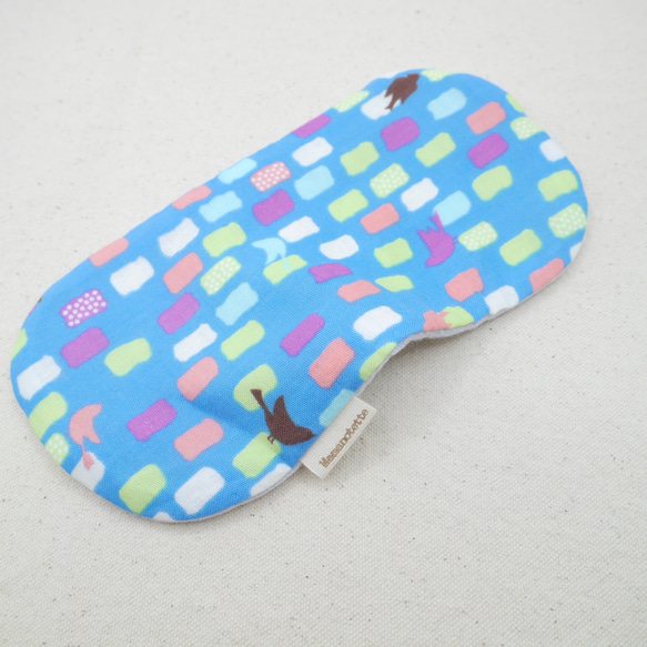 ふわもこハンカチ｜ブロックバード-Block Bird-｜S・10×20cm｜ガーゼハンカチ｜敏感肌｜ギフト｜鳥 6枚目の画像