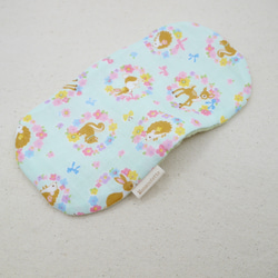 ふわもこハンカチ｜アニマルフラワー-Animal Flower-｜S・10×20cm｜8重ガーゼハンカチ｜ギフト｜誕生日 6枚目の画像