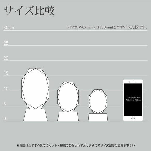 ペットのクリスタル位牌　KP-2U 5枚目の画像