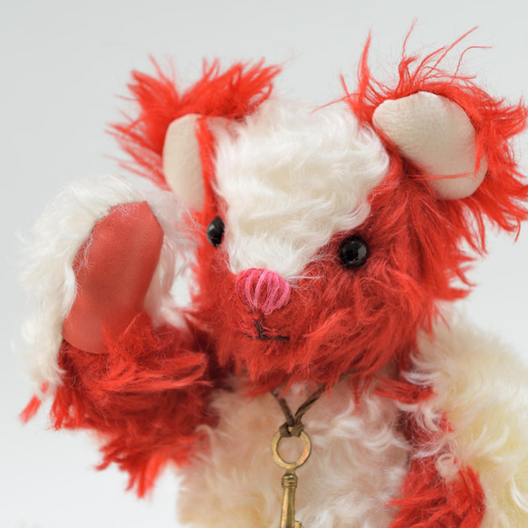 スタイリッシュでモダン ホワイト & レッド 本格 テディベア クリスマスギフト 15枚目の画像