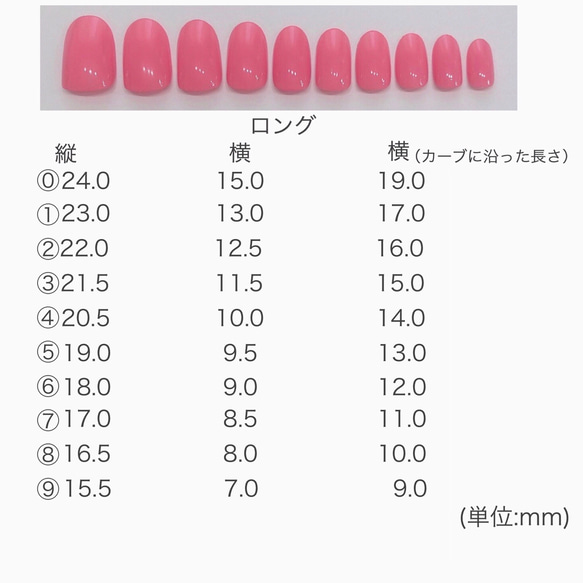 ご購入前に必ずこちらをご覧ください。チップサイズはこちらに載っています。 5枚目の画像