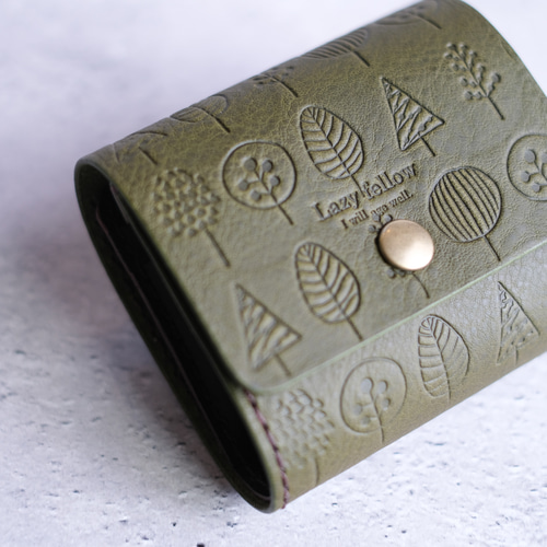 【本革】お札の顔が見える！コンパクト三つ折財布 コバルトブルー 本革】お札の顔が見える！コンパクト三つ折財布 コバルトブルー