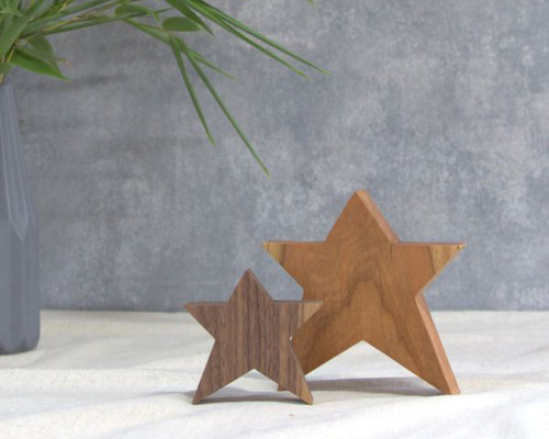 星のオブジェ ナチュラル｜全9種類 クリスマス 七夕 飾り 置物