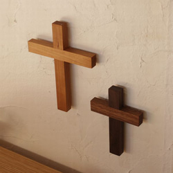 [免運費] 十字架圖案 L 尺寸展示牆裝飾木製教堂實心萬聖節聖誕節基督 第11張的照片