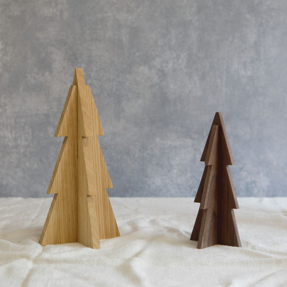 クリスマスツリー 立体 もみの木 オブジェ｜全３種類 クリスマス 木 ディスプレイ 北欧 インテリア 置物 飾り 13枚目の画像