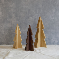 クリスマスツリー 立体 もみの木 オブジェ｜全３種類 クリスマス 木 ディスプレイ 北欧 インテリア 置物 飾り 8枚目の画像