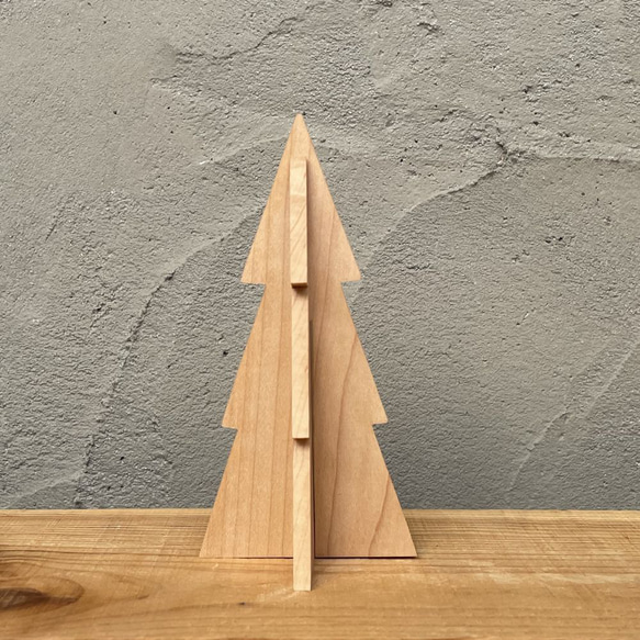 クリスマスツリー 立体 もみの木 オブジェ｜全３種類 クリスマス 木 ディスプレイ 北欧 インテリア 置物 飾り 17枚目の画像