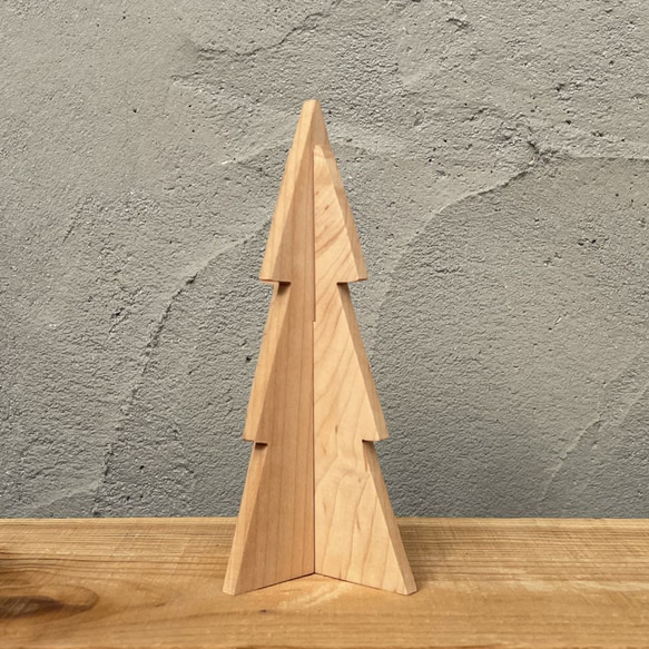 クリスマスツリー 立体 もみの木 オブジェ｜全３種類 クリスマス 木 ディスプレイ 北欧 インテリア 置物 飾り 16枚目の画像