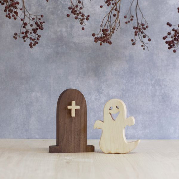 [免運費] 萬聖節裝飾品墳墓 B 型木製雜貨實木十字斯堪的納維亞室內裝飾雜貨恐怖物品 第8張的照片