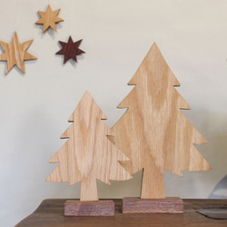 【送料無料】もみの木 Ｌサイズ 木製オブジェ クリスマス ツリー 飾り 木 手作り ハンドメイド 北欧 雑貨 5枚目の画像