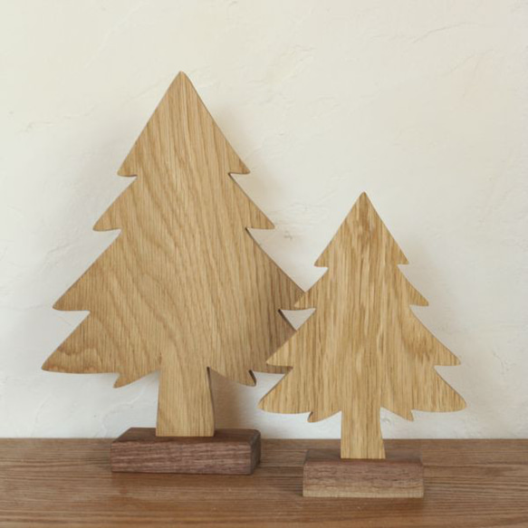 【送料無料】もみの木 Ｌサイズ 木製オブジェ クリスマス ツリー 飾り 木 手作り ハンドメイド 北欧 雑貨 7枚目の画像