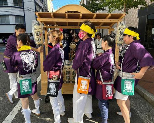 まつり袋大】祭り専用のサコッシュバッグ。祭り専用袋、モデルチェンジ