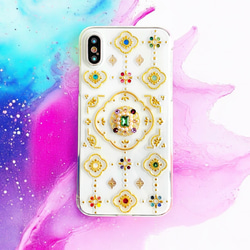 デコ電 ミラー付き スマホケース iPhoneケース Android ミラー