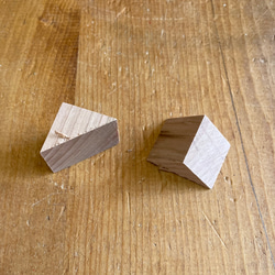 端材 木片(さんかく) 100g はざい ディスプレイ アイデア 木くず 木屑 アソート 木材 部材 無垢 4枚目の画像