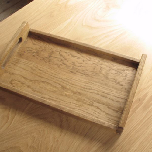 トレー 木製 w38cm オーク キッチン 雑貨 道具 お盆 ナチュラル