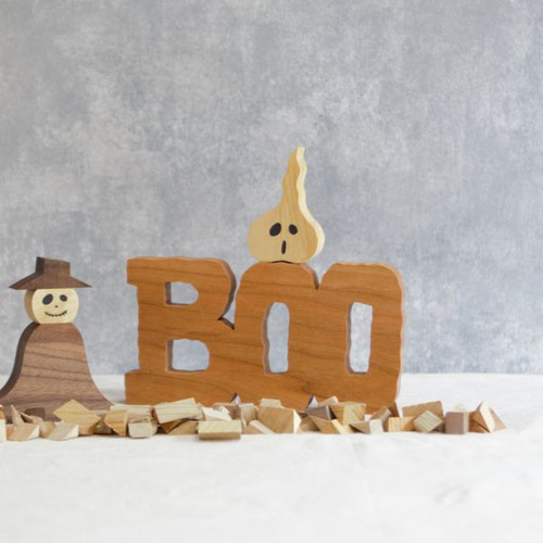 BOO』アルファベット オブジェ｜ハロウィン 置物 飾り 英語 おもしろ